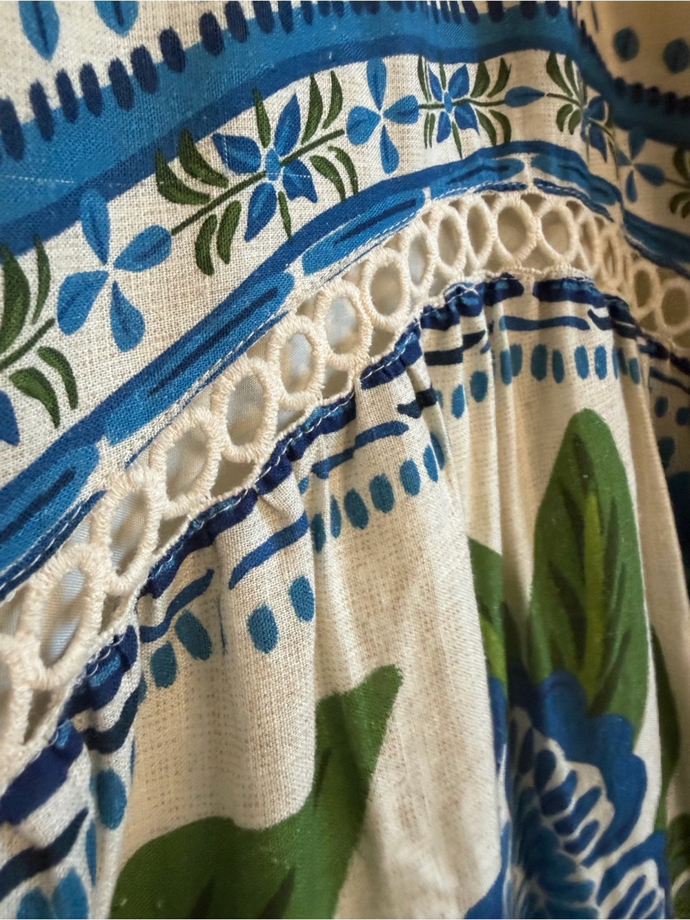Farm Rio Macaw Flight Tiered Maxi Dress XS - Picture 13 of 14